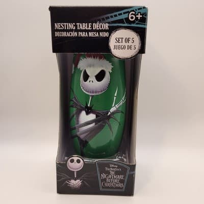 Disney Tim Burton’s Nightmare Before Christmas Nesting Dolls Set of 5 Table Deco - Image 1