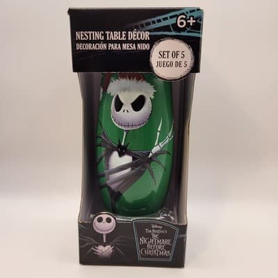 Disney Tim Burton’s Nightmare Before Christmas Nesting Dolls Set of 5 Table Deco - Thumbnail 2