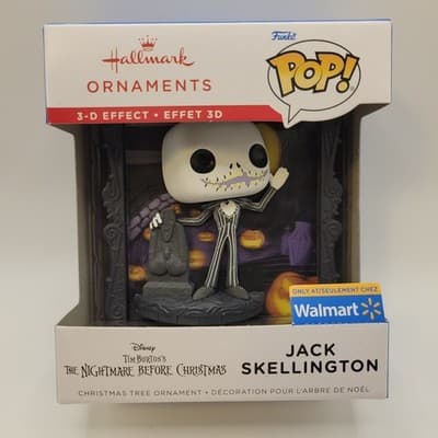 Hallmark Ornament 3D Funko Pop Nightmare Before Christmas Jack Skellington 2025 - Thumbnail 4