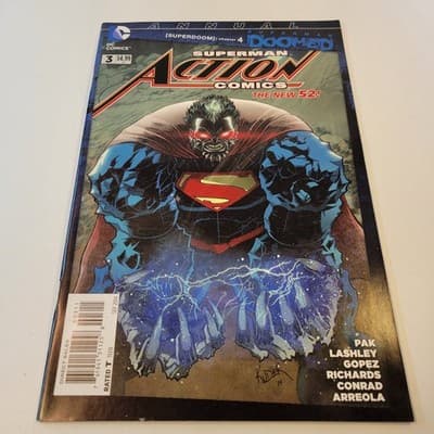 Action Comics Annual #3 2014 The New 52 Superdoom Chapter 4 Pak Lashley FN/VF - Thumbnail 5