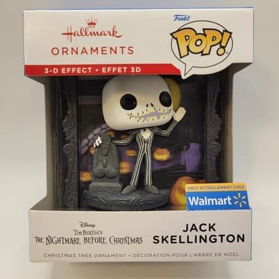 Hallmark Ornament 3D Funko Pop Nightmare Before Christmas Jack Skellington 2025 - Thumbnail 3