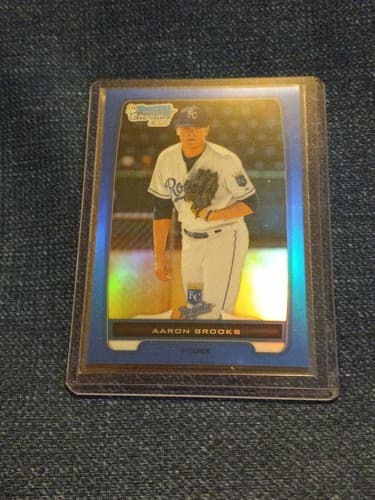 Baseball Card Aaron Brooks 37 /250 Bowman Chrome Kansas City Royals BCP176 - Image 1