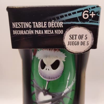 Disney Tim Burton’s Nightmare Before Christmas Nesting Dolls Set of 5 Table Deco - Thumbnail 3