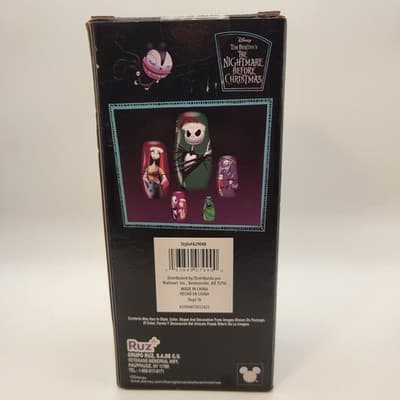 Disney Tim Burton’s Nightmare Before Christmas Nesting Dolls Set of 5 Table Deco - Thumbnail 5