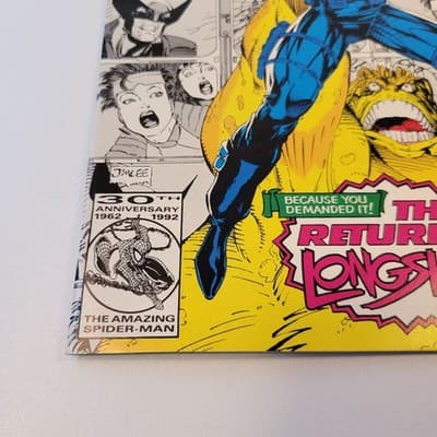 X-Men #10 1992 Return of Longshot Last Jim Lee Art FN/VF - Thumbnail 4