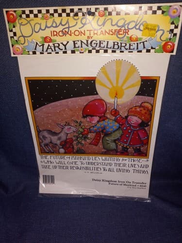 Daisy Kingdom Iron On Transfer FUTURE OF MANKIND # 6540 By Mary Engelbreit - Thumbnail 2