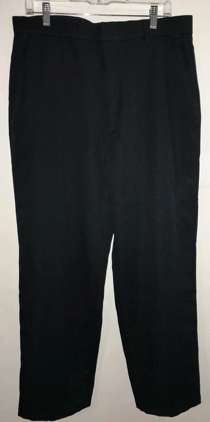 Levi Pants Slacks Blue 100% Dacron Polyester 36" x 34" (36"x28") USA Made - Thumbnail 2