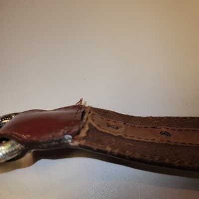 Brighton Brown Braided Leather Belt Sz 34 Silver-Tone Western Buckle Fits 33-37" - Thumbnail 8