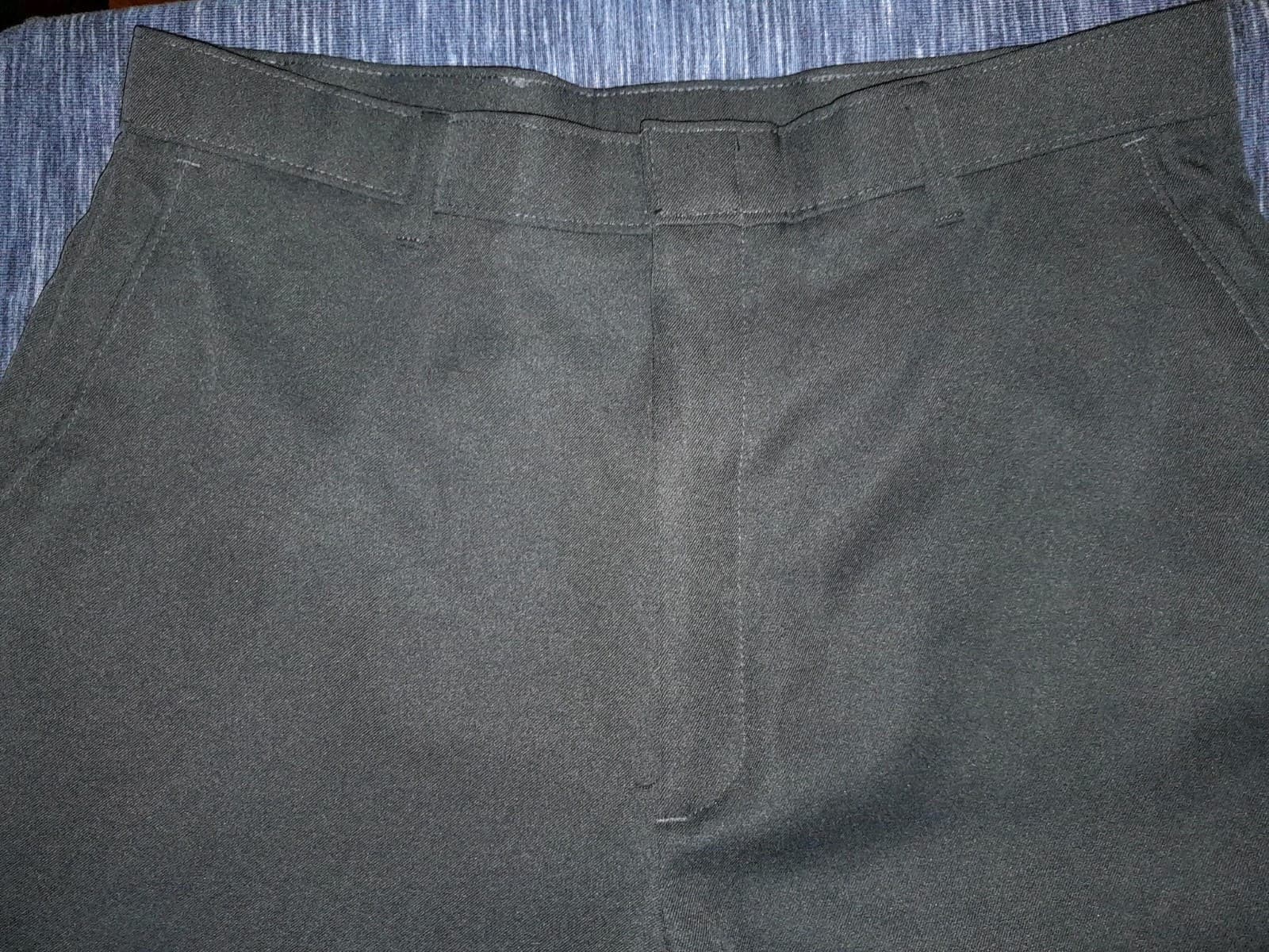 Levi Pants Slacks Blue 100% Dacron Polyester 36" x 34" (36"x28") USA Made - Thumbnail 5