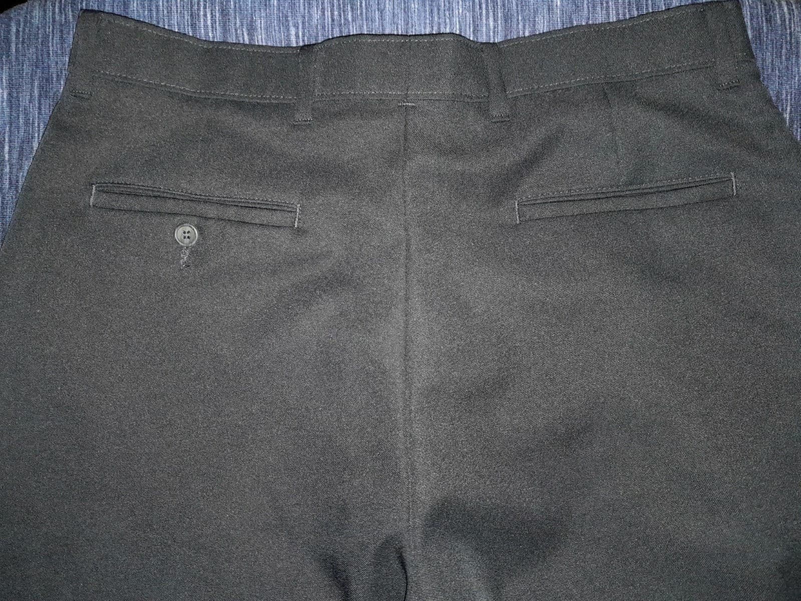 Levi Pants Slacks Blue 100% Dacron Polyester 36" x 34" (36"x28") USA Made - Thumbnail 6