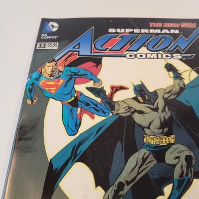 Superman Action Comics #33 2014 The New 52 Batman Superman Variant Pak Kuder 7.0 - Thumbnail 5