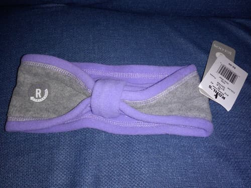 Igloos Ladies Girls Softshell Fleece Earband Gray/ Purple Small/Medium NWT - Image 1