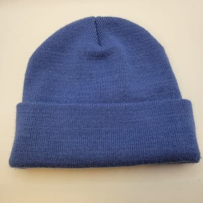 USAF Knit Beanie Hat Blue Embroidered Logo Winter Skull Cap Unisex - Thumbnail 3