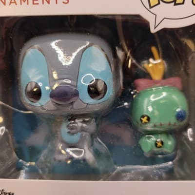 Disney Stitch Plush Hong Kong + Funko Pop Stitch & Scrump Ornaments Bundle FAST - Thumbnail 14