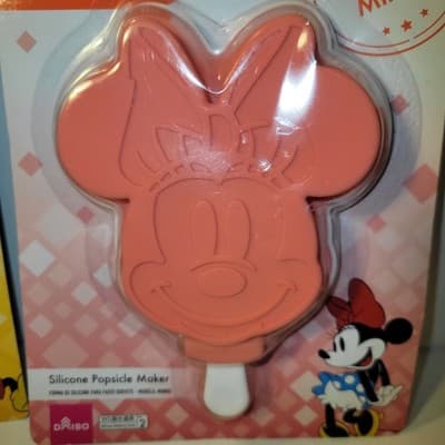 Disney Mickey & Minnie Silicone Popsicle Maker Set Daiso Japan Ice Mold New - Thumbnail 4