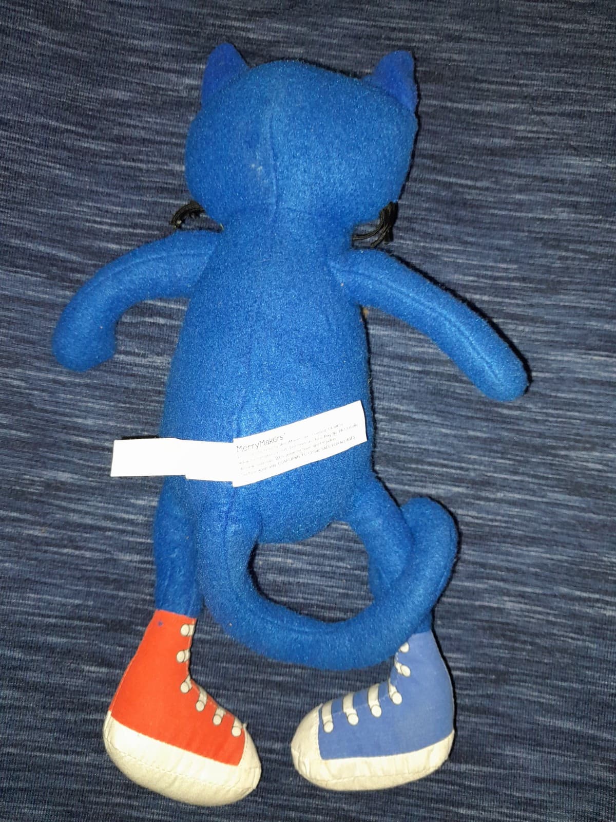Vintage 13" Pete The Cat Plush By Merry Makers James Dean Multicolor Toy - Thumbnail 4