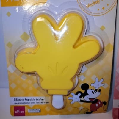 Disney Mickey & Minnie Silicone Popsicle Maker Set Daiso Japan Ice Mold New - Thumbnail 3