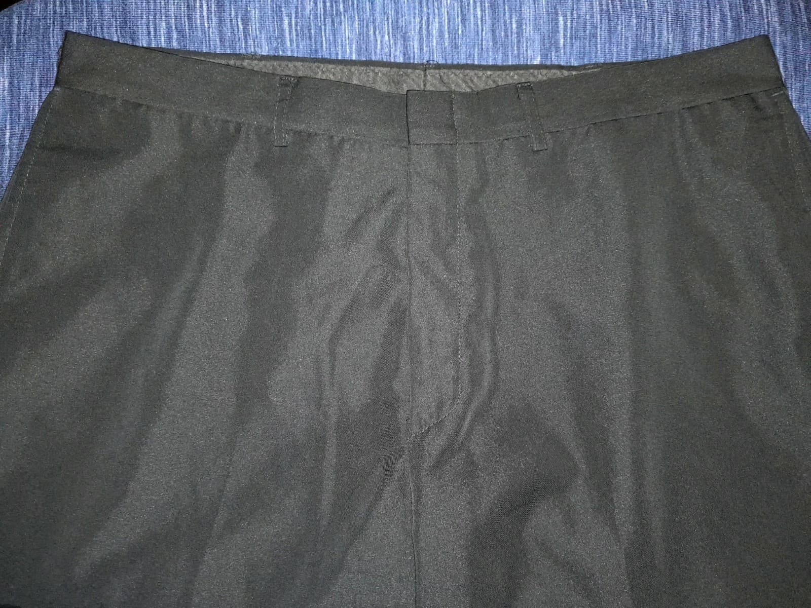 Haggar Darcon Polyester Dress Pants 38x30 (38"x28.5") Black Flat Black Label - Thumbnail 5
