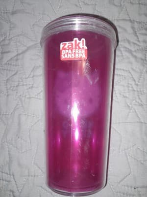 Hello Kitty Travel Tumbler Carnival Cup 16 Oz Sanrio USA Zak! Pink & New Straw - Thumbnail 2