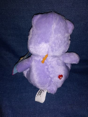 Harmony Bear Care Bears Plush Lavender W/ Sun Nanco 2004 Peace Stuffed Toy Tag - Thumbnail 2