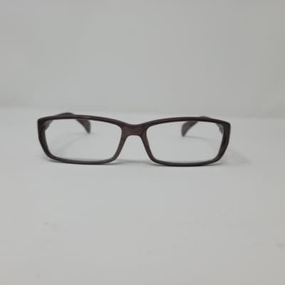 Kay Unger RR032H Womens Rectangular Eyeglass Frames Taupe Plastic 50-17 Full Rim - Image 1
