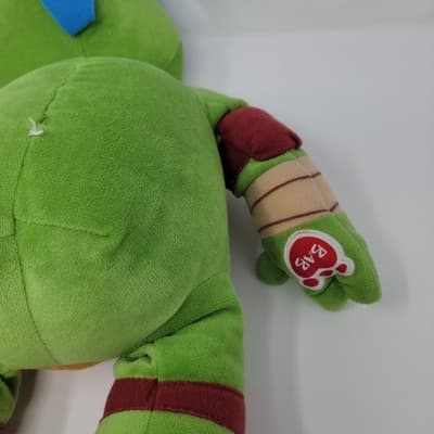 Build A Bear Teenage Mutant Ninja Turtle Leonardo Plush TMNT Nickelodeon Blue - Thumbnail 8