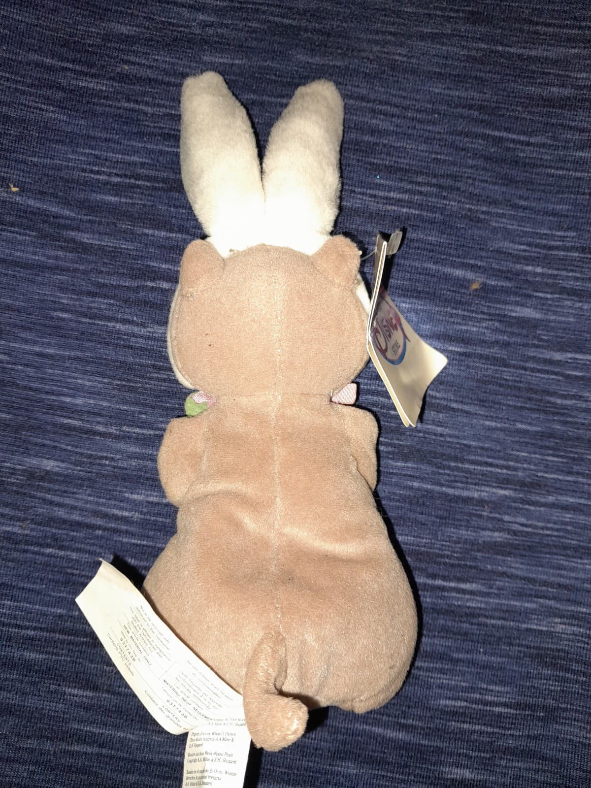 Disney Store Easter Bunny Gopher Mini Bean Bag Plush Winne Pooh 7" Stuffed Anima - Thumbnail 4