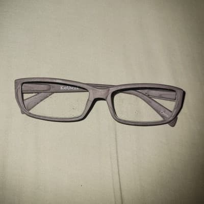 Kay Unger RR032H Womens Rectangular Eyeglass Frames Taupe Plastic 50-17 Full Rim - Thumbnail 9