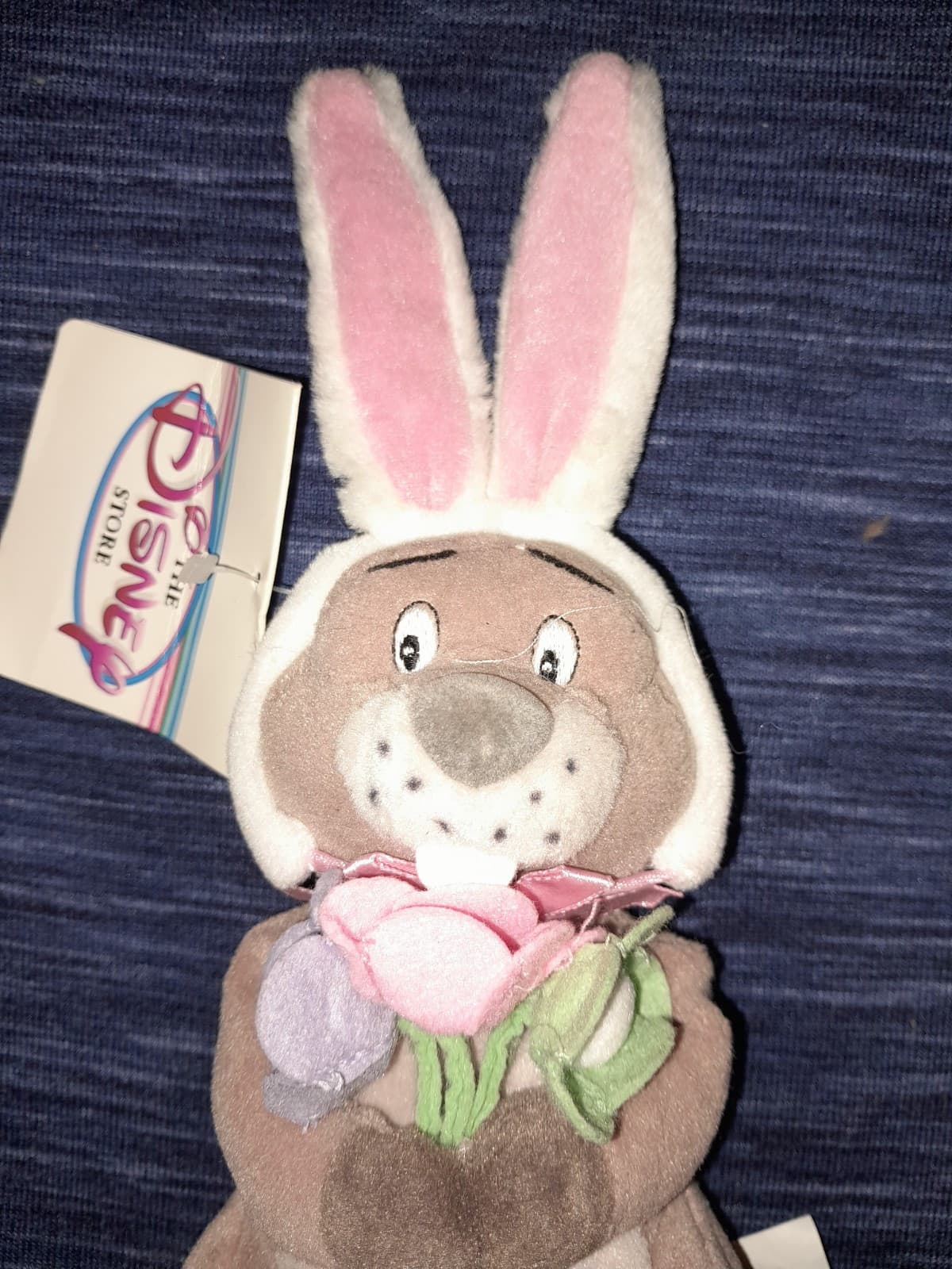 Disney Store Easter Bunny Gopher Mini Bean Bag Plush Winne Pooh 7" Stuffed Anima - Image 1