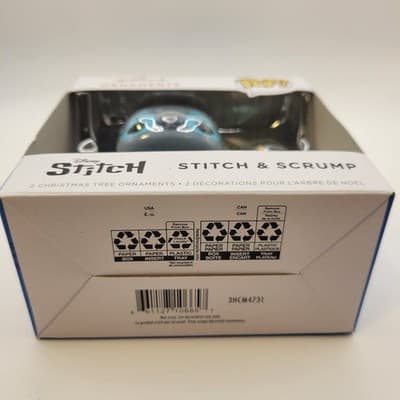 Disney Stitch Plush Hong Kong + Funko Pop Stitch & Scrump Ornaments Bundle FAST - Thumbnail 21