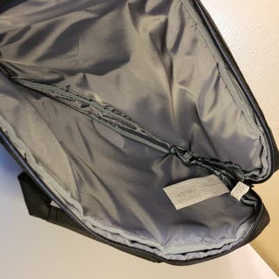 New Dell Essential 16x11x2 Computer Laptop Carrying Case Tote Shoulder Bag Black - Thumbnail 7