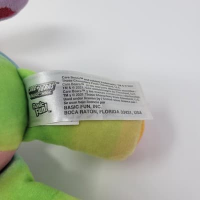Care Bears Beanie Plush | Togetherness | Rainbow Heart | Basic Fun 2021 10" - Thumbnail 7