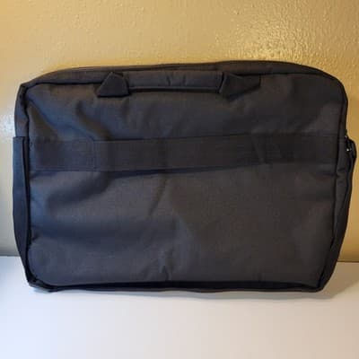New Dell Essential 16x11x2 Computer Laptop Carrying Case Tote Shoulder Bag Black - Thumbnail 6