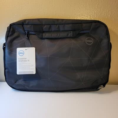 New Dell Essential 16x11x2 Computer Laptop Carrying Case Tote Shoulder Bag Black - Image 1