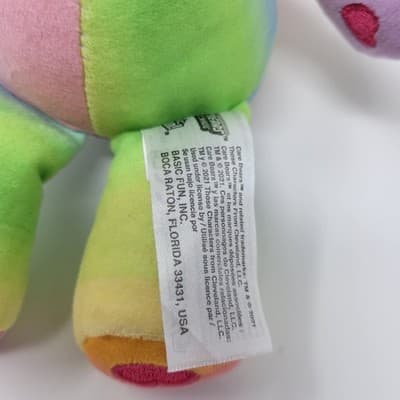 Care Bears Beanie Plush | Togetherness | Rainbow Heart | Basic Fun 2021 10" - Thumbnail 6