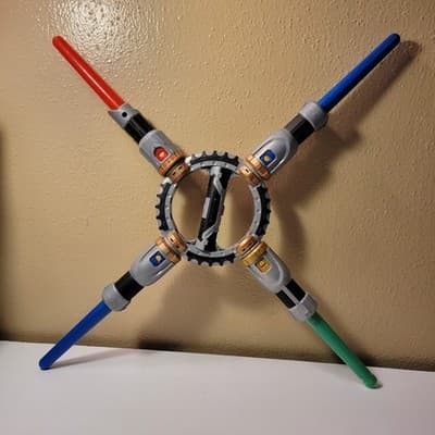 HASBRO Star Wars Galaxys Edge Lightsaber Workshop Training Ring Set E9945 Int. - Thumbnail 3