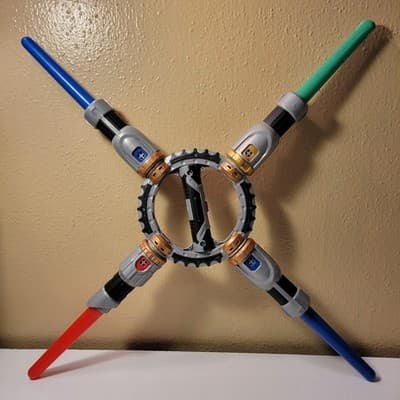 HASBRO Star Wars Galaxys Edge Lightsaber Workshop Training Ring Set E9945 Int. - Thumbnail 4