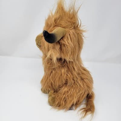 HIGHLAND COW Plush 11" Brown Shaggy Scottish Stuffed Animal Soft Farm Doll - Thumbnail 7
