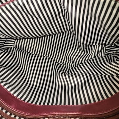 Urban Expressions Vegan Leather Purse Tote Bag Burgundy with Matching Wristlet - Thumbnail 14