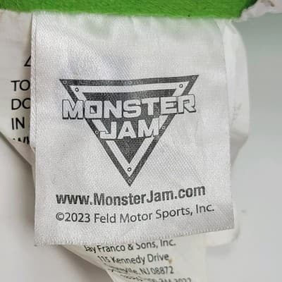 Monster Jam Grave Digger Flat Pillow Embroidered Details 12" x 10" - Thumbnail 7