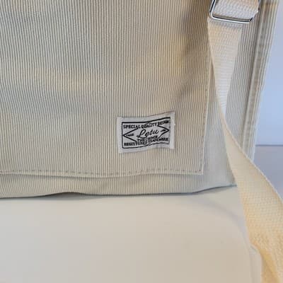 The Crimie Cream Corduroy Tote Letu Bag Adjustable Shoulder Strap Carry Travel - Thumbnail 3