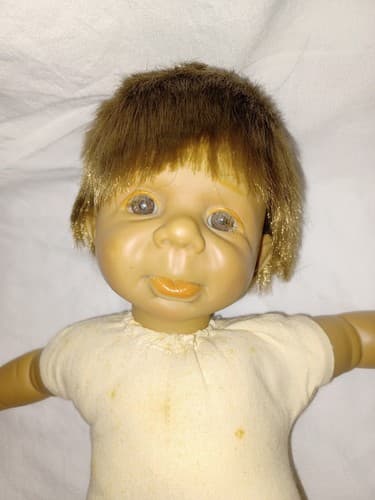 Vintage Toy Carmen Gonzalez Doll JULIO 1994 Made In Spain 14" Pouting Face RARE - Image 1