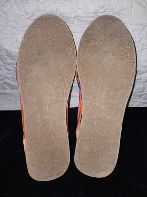 Monarquia Leather Sandals Colorful Frida Kahlo Huaraches Handcrafted Mex US 7.5 - Thumbnail 10