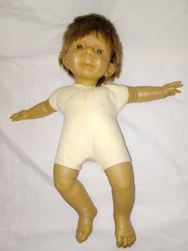 Vintage Toy Carmen Gonzalez Doll JULIO 1994 Made In Spain 14" Pouting Face RARE - Thumbnail 4