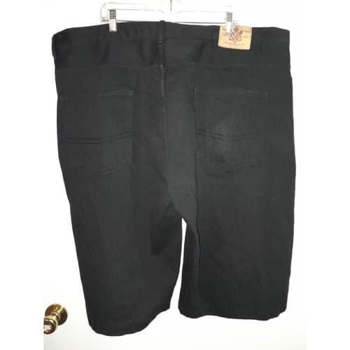 Beyond The Limit Jean Shorts Mens Size 48 Black Denim (51"x14.25") - Thumbnail 6