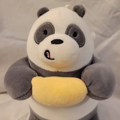 MINISO We Bare Bears Panda Plush Window Clinger Cartoon Network 9" Soft Toy - Thumbnail 3
