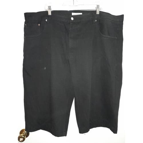 Beyond The Limit Jean Shorts Mens Size 48 Black Denim (51"x14.25") - Image 1