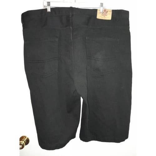 Beyond The Limit Jean Shorts Mens Size 48 Black Denim (51"x14.25") - Thumbnail 7