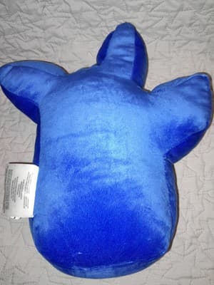 POKEMON PIKACHU Plush Pillow Soft Throw Kids Nintendo Yellow Blue 15in - Thumbnail 4