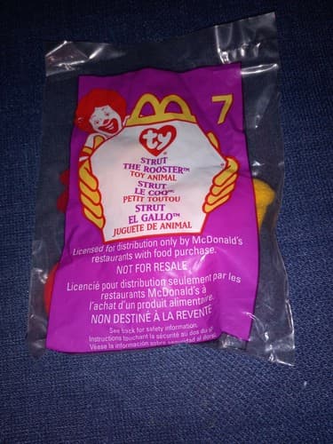 TY BEANIE BABY 1999 & 1998 McDONALD'S HAPPY MEAL SEALED 9 Vintage TOY Bears - Thumbnail 5